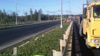 Монтаж барьерного ограждения в Псковской области