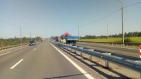 Закончены работы на автодороге М-10 "Россия" в Новгородской области